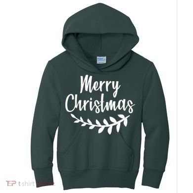 Merry Christmas Happy Holidays Kids Hoodie