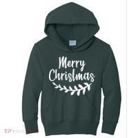 Merry Christmas Happy Holidays Kids Hoodie thumb 0