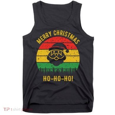 Merry Christmas Ho-Ho-Ho Vintage Santa Tank Top