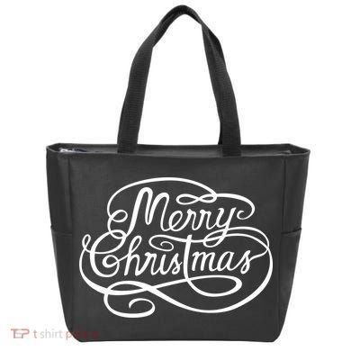 Merry Christmas Holiday Tote Bag