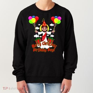 Merry Christmas Jesus Birthday Boy Women's Sweatshirt