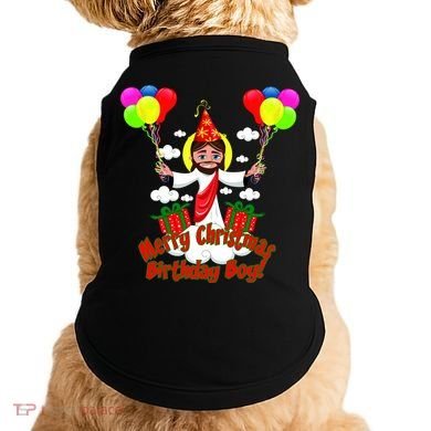 Merry Christmas Jesus Birthday Boy Doggie Tank