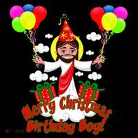 Merry Christmas Jesus Birthday Boy Baby Bodysuit thumb 2