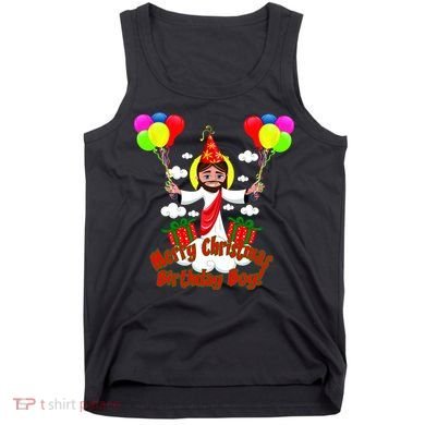 Merry Christmas Jesus Birthday Boy Tank Top