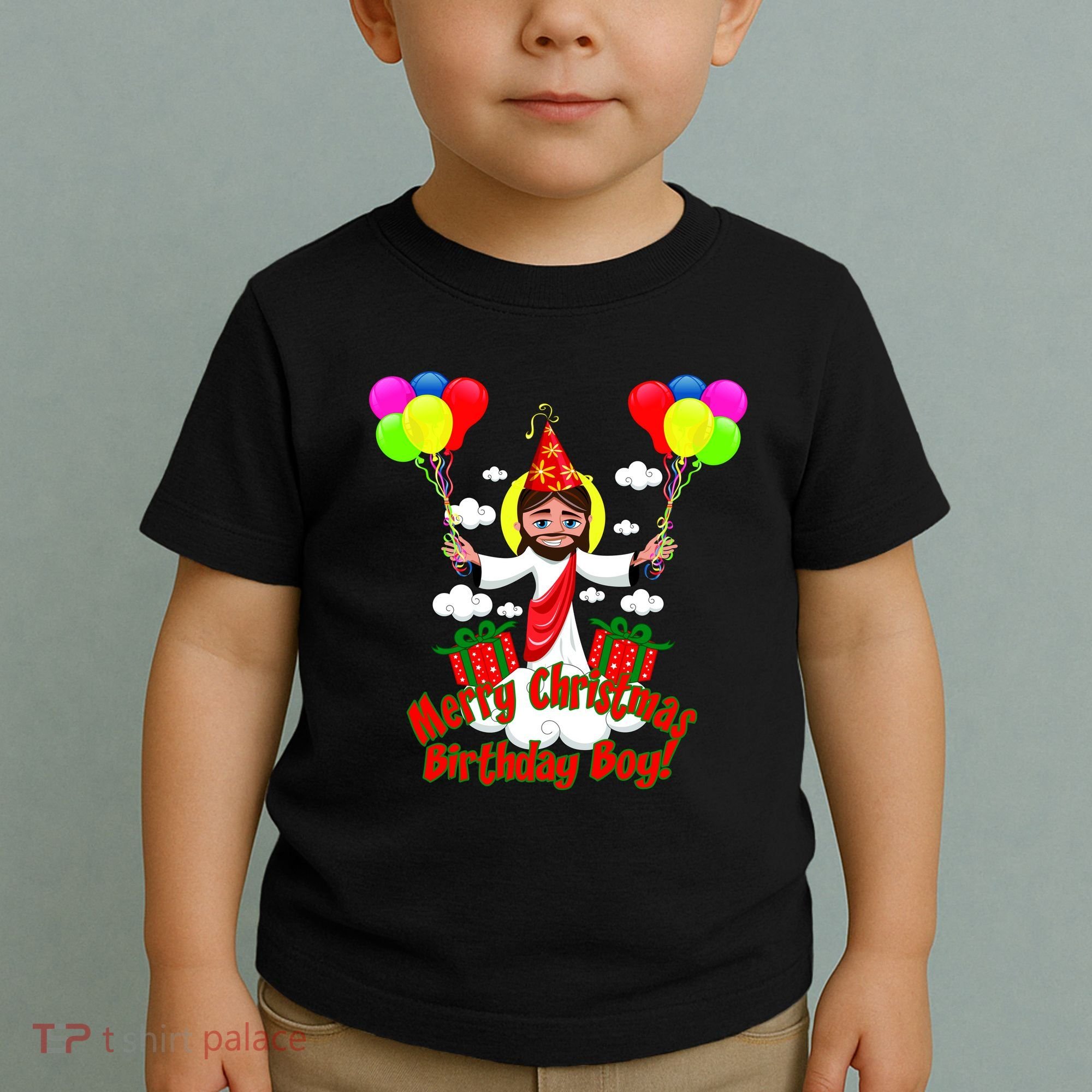 Merry Christmas Jesus Birthday Boy Toddler T-Shirt