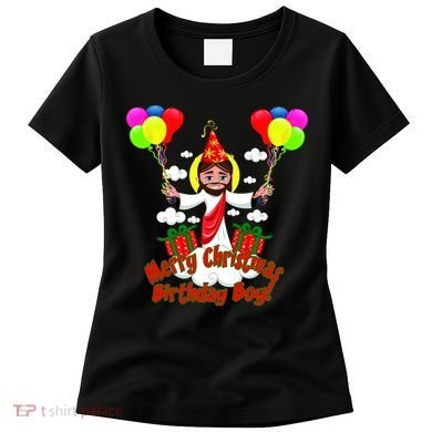Merry Christmas Jesus Birthday Boy Women's T-Shirt