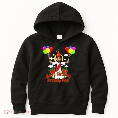 Merry Christmas Jesus Birthday Boy Kids Hoodie