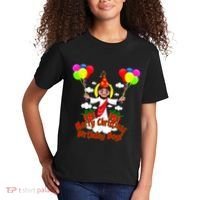 Merry Christmas Jesus Birthday Boy Kids T-Shirt thumb 2