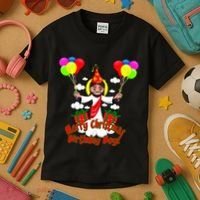 Merry Christmas Jesus Birthday Boy Kids T-Shirt thumb 3