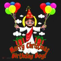 Merry Christmas Jesus Birthday Boy Kids T-Shirt thumb 4