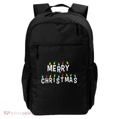 Merry Christmas Lights Backpack