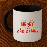 Merry Christmas Lights Coffee Mug thumb 2