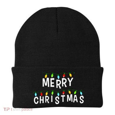 Merry Christmas Lights Beanie