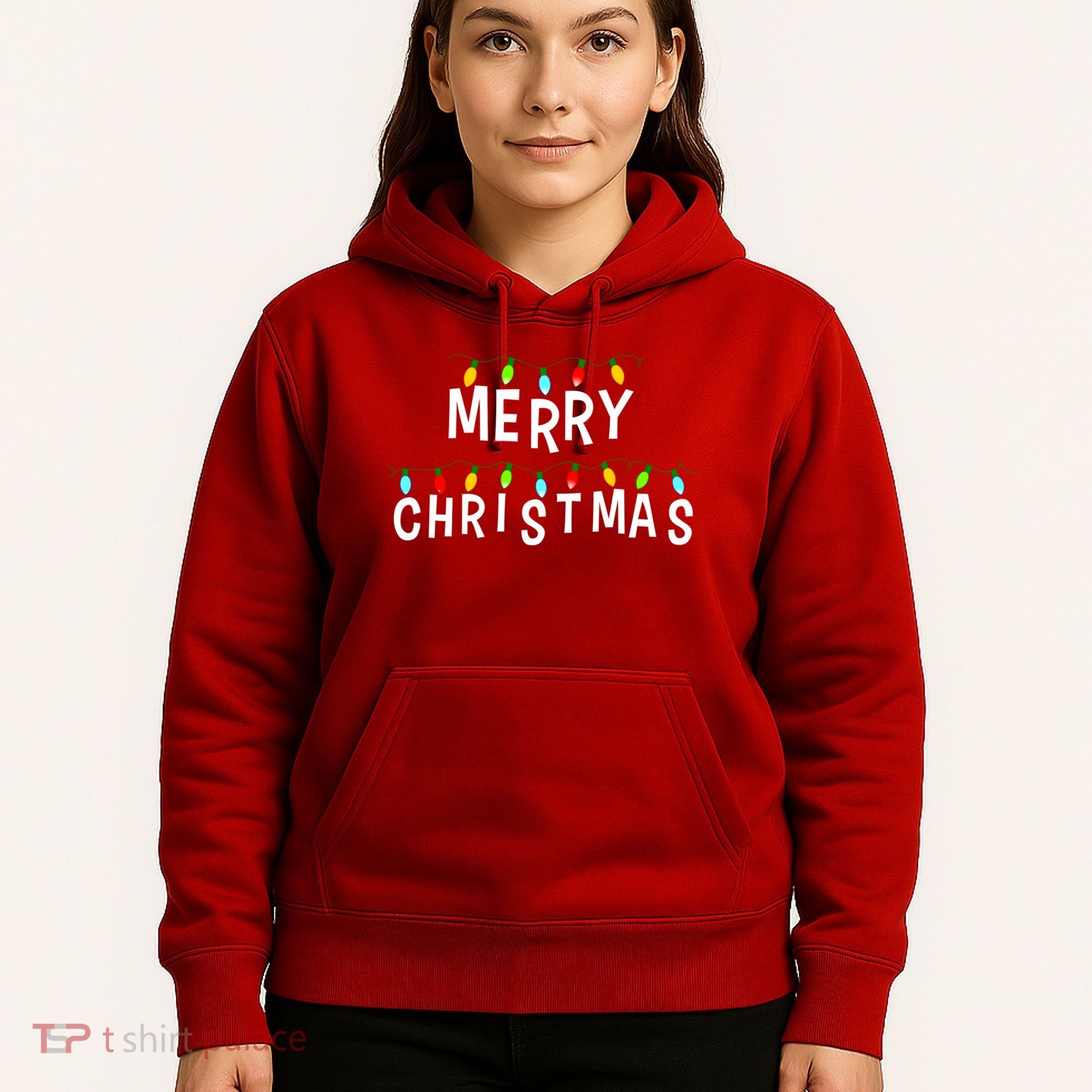 Merry Christmas Lights Hoodie