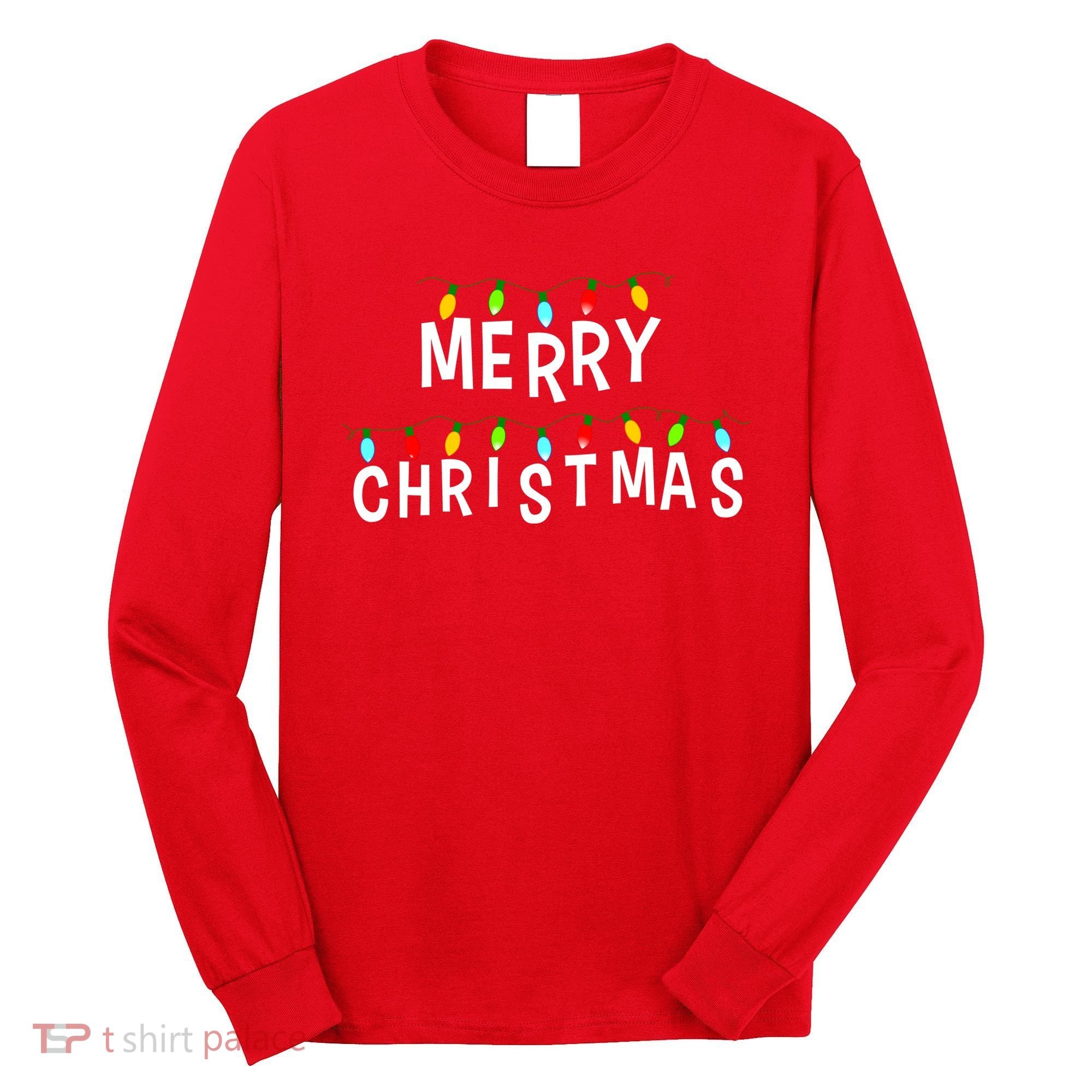 Merry Christmas Lights Long Sleeve Shirt