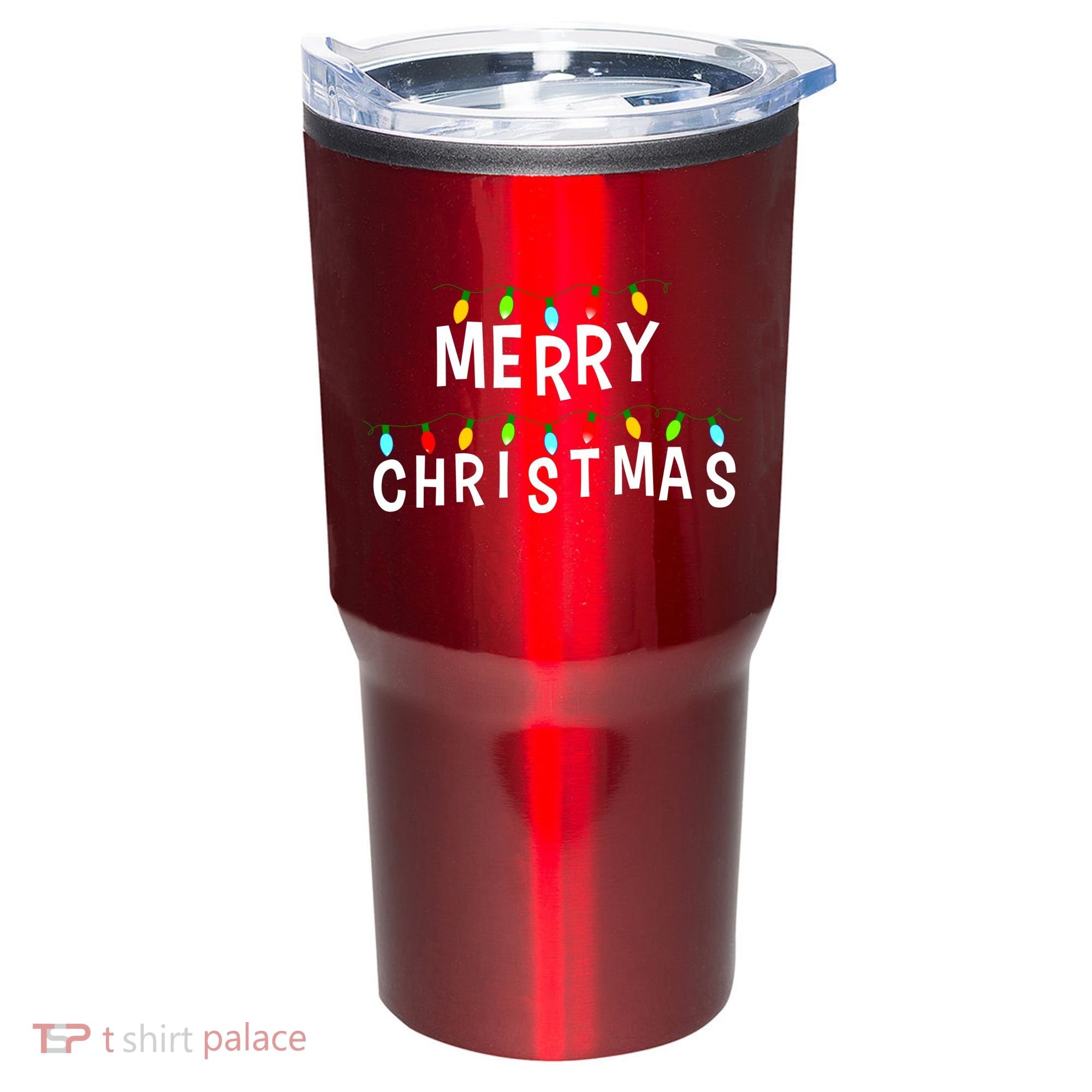 Merry Christmas Lights Tumbler