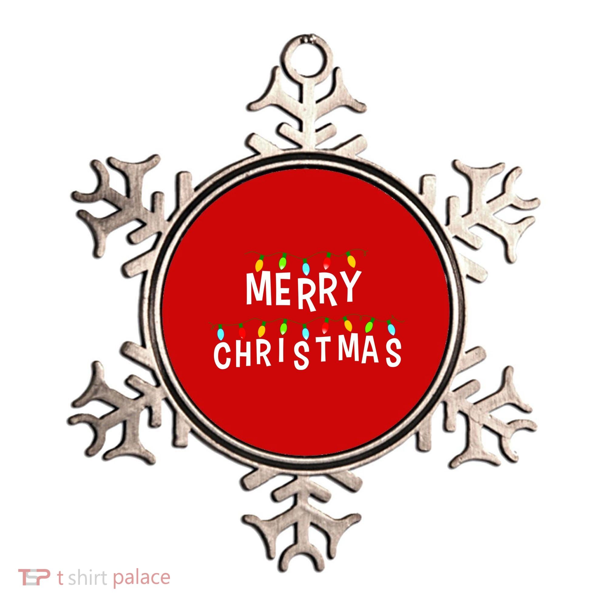 Merry Christmas Lights Ornament