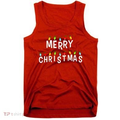 Merry Christmas Lights Tank Top