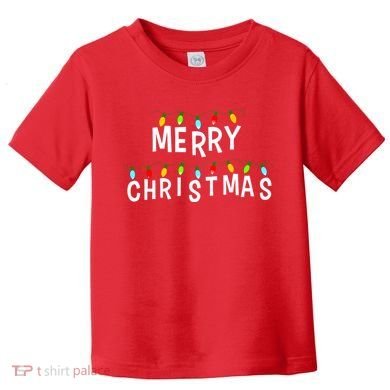 Merry Christmas Lights Toddler T-Shirt