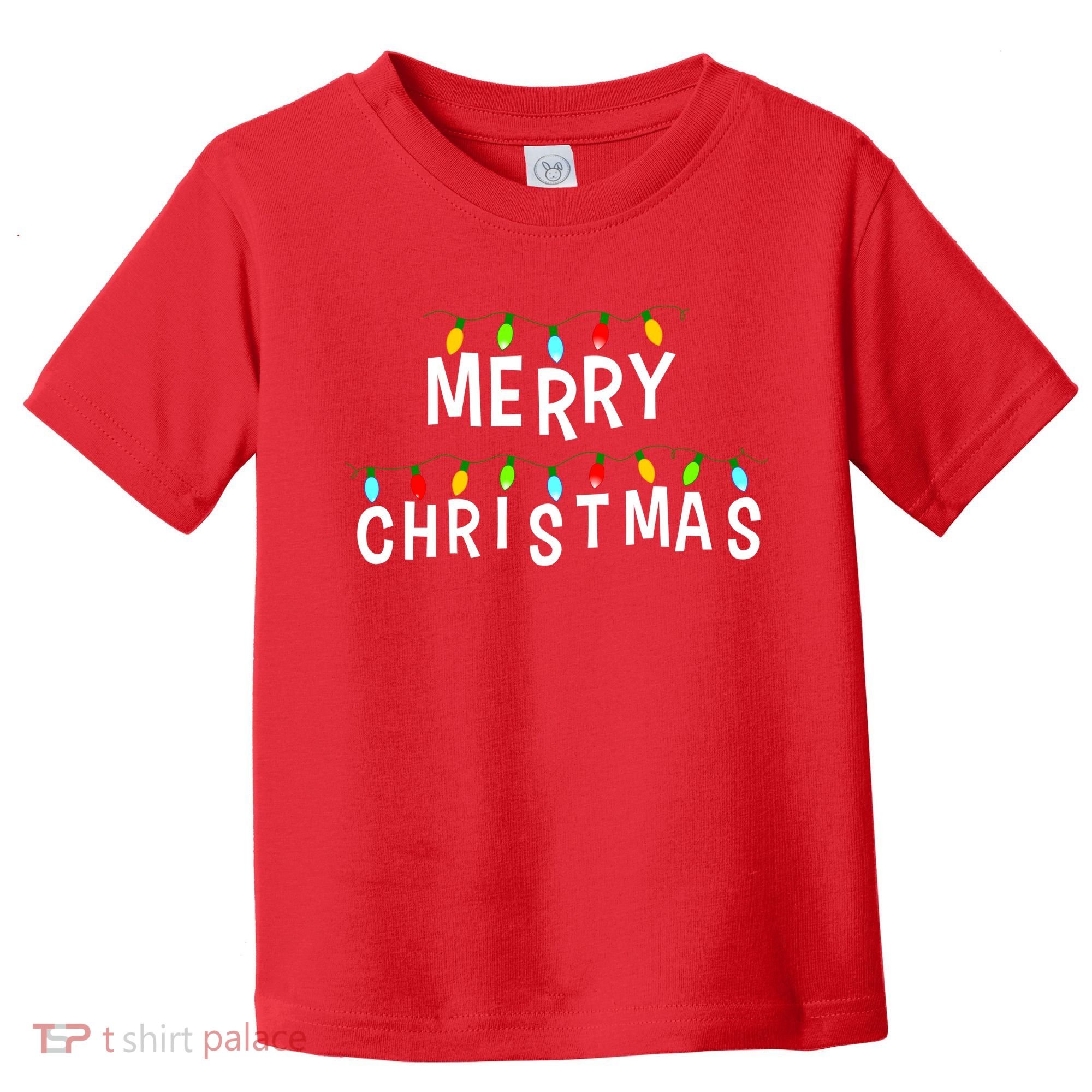 Merry Christmas Lights Toddler T-Shirt