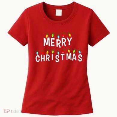 Merry Christmas Lights Women's T-Shirt