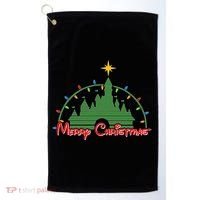 Merry Christmas Magical Golf Towel thumb 0