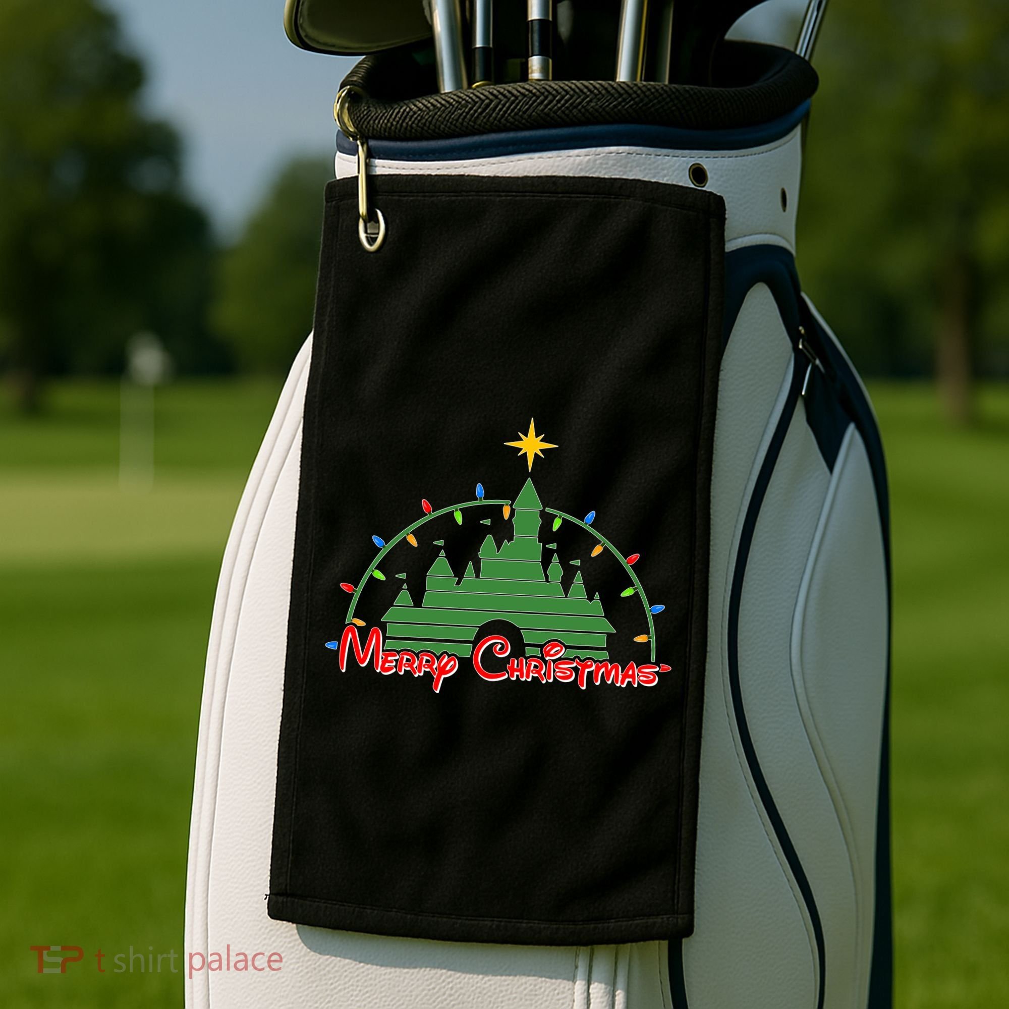 Merry Christmas Magical Golf Towel