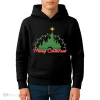 Merry Christmas Magical Kids Hoodie thumb 4