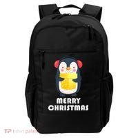 Merry Christmas Penguin Backpack thumb 0