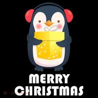 Merry Christmas Penguin Backpack thumb 2