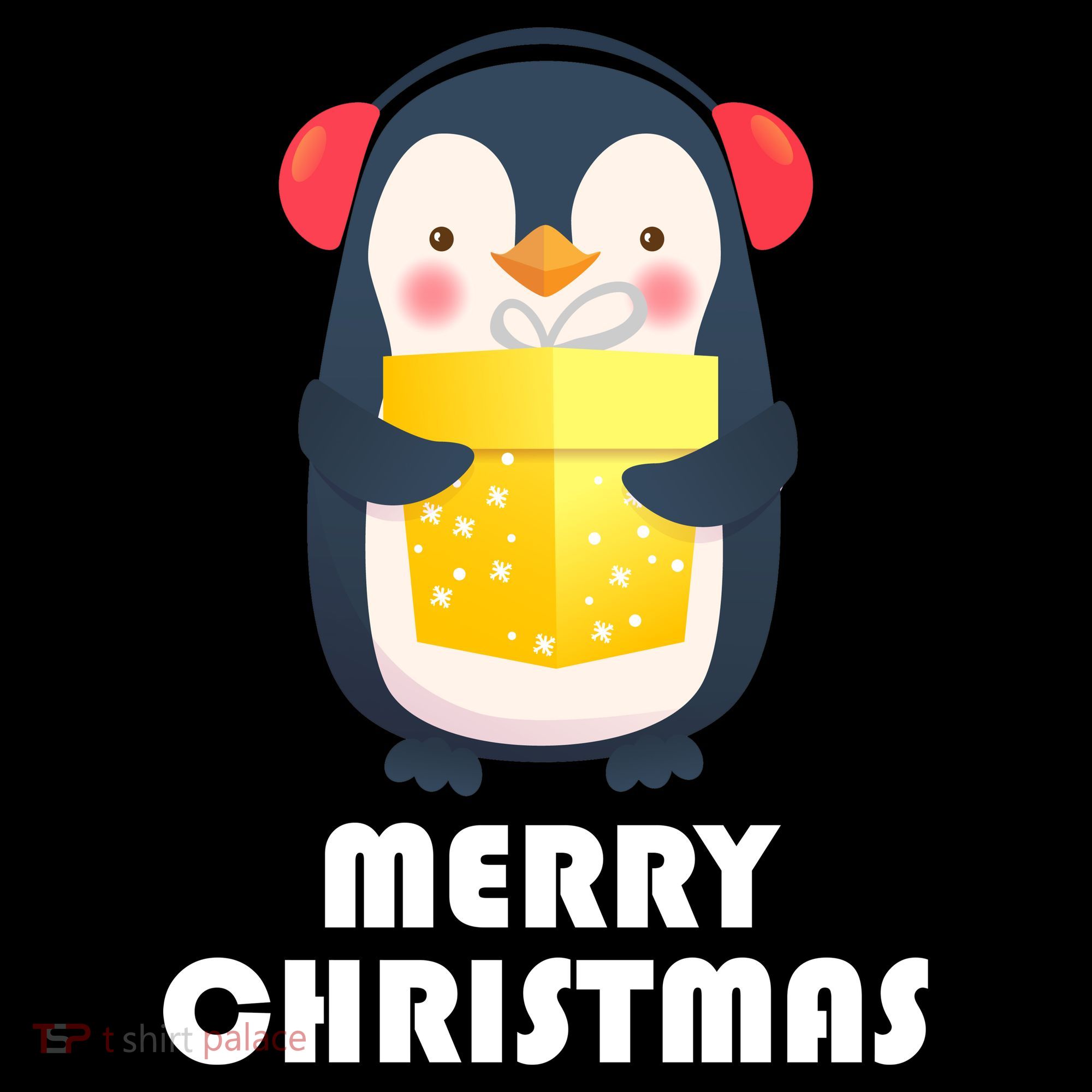 Merry Christmas Penguin Backpack