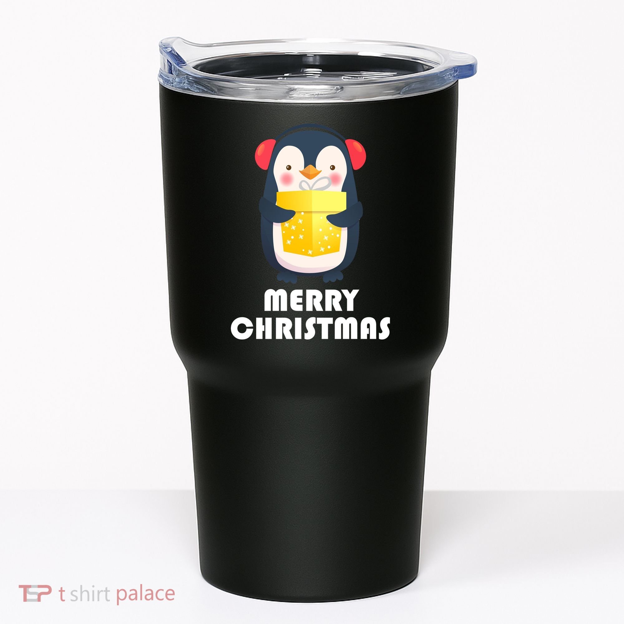 Merry Christmas Penguin Tumbler