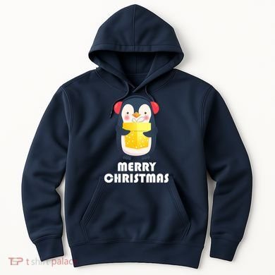 Merry Christmas Penguin Hoodie
