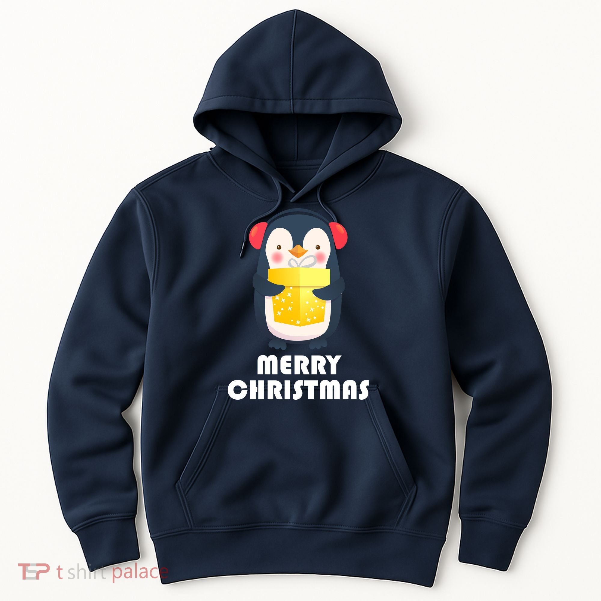 Merry Christmas Penguin Hoodie