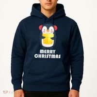 Merry Christmas Penguin Hoodie thumb 2