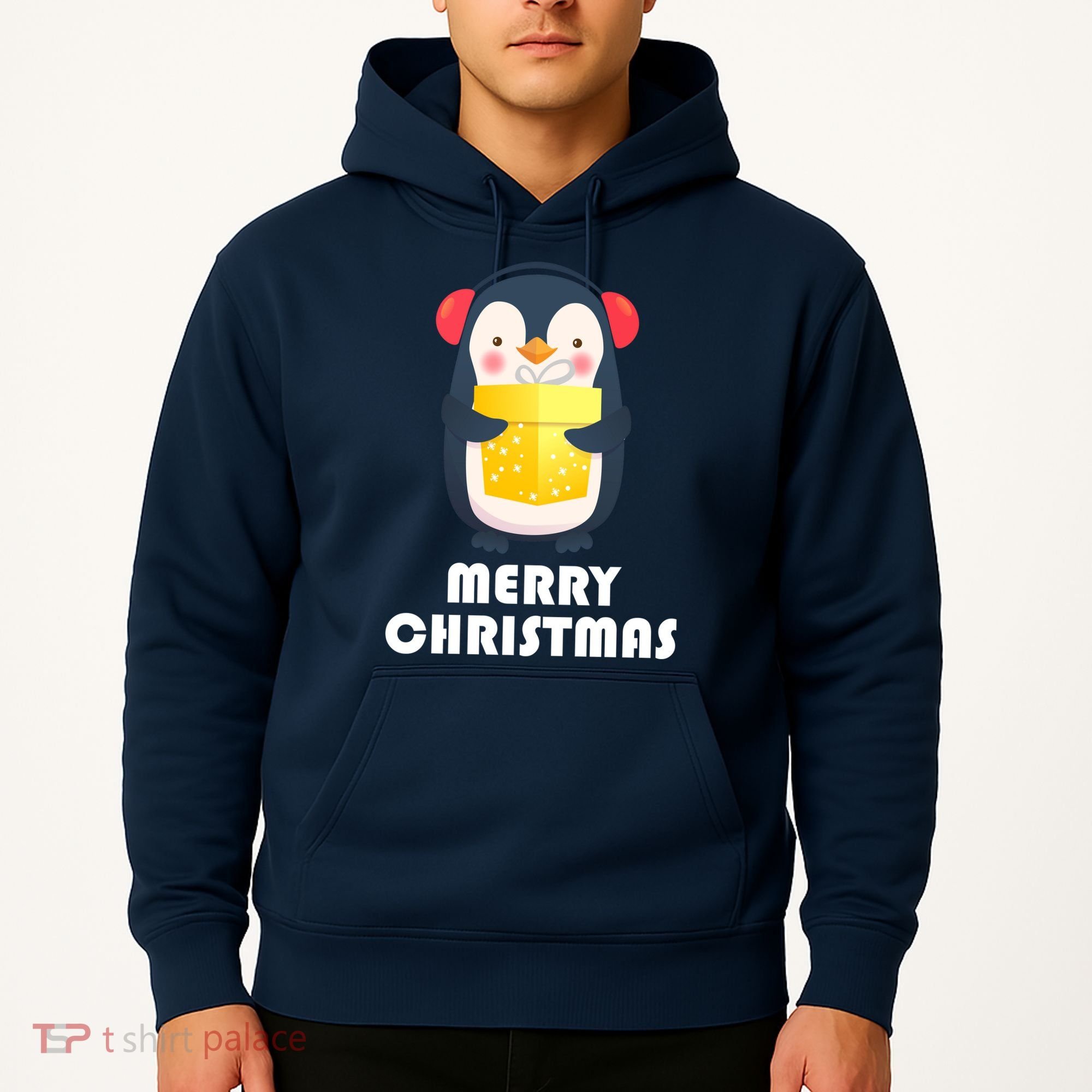 Merry Christmas Penguin Hoodie