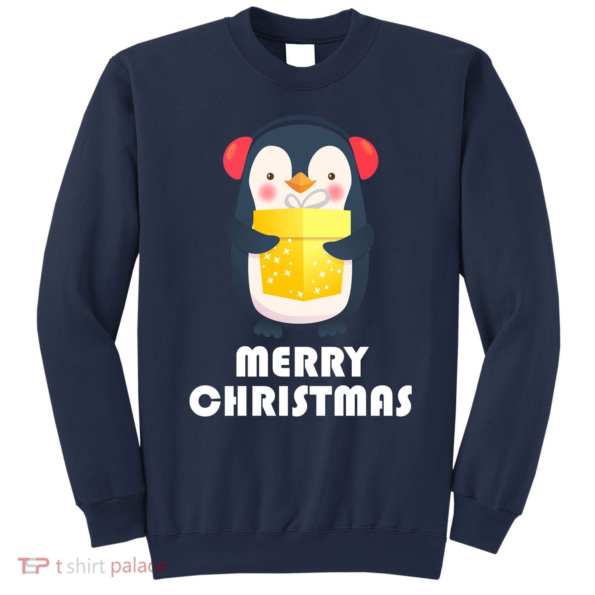 Merry Christmas Penguin Sweatshirt