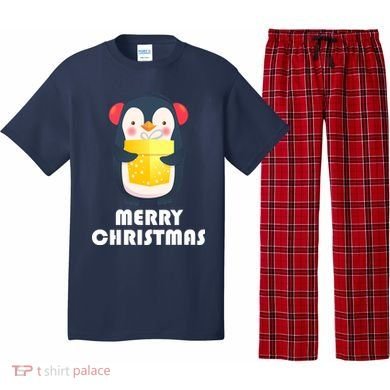 Merry Christmas Penguin Pajama Set