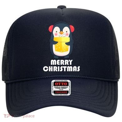 Merry Christmas Penguin Hat
