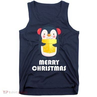 Merry Christmas Penguin Tank Top