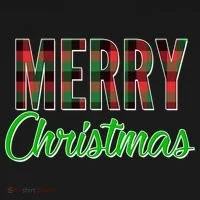 Merry Christmas Plaid Bucket Hat thumb 4