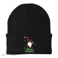 Merry Christmas Plaid Garden Gnome Beanie thumb 0
