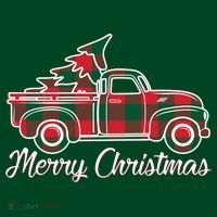 Merry Christmas Plaid Truck And Tree Sweatshirt thumb 3
