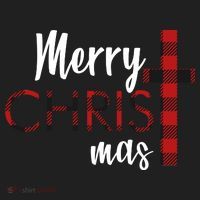 Merry Christmas Plaided Cross Women's Sweatshirt thumb 2