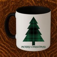 Merry Christmas Plaited Tree Coffee Mug thumb 2