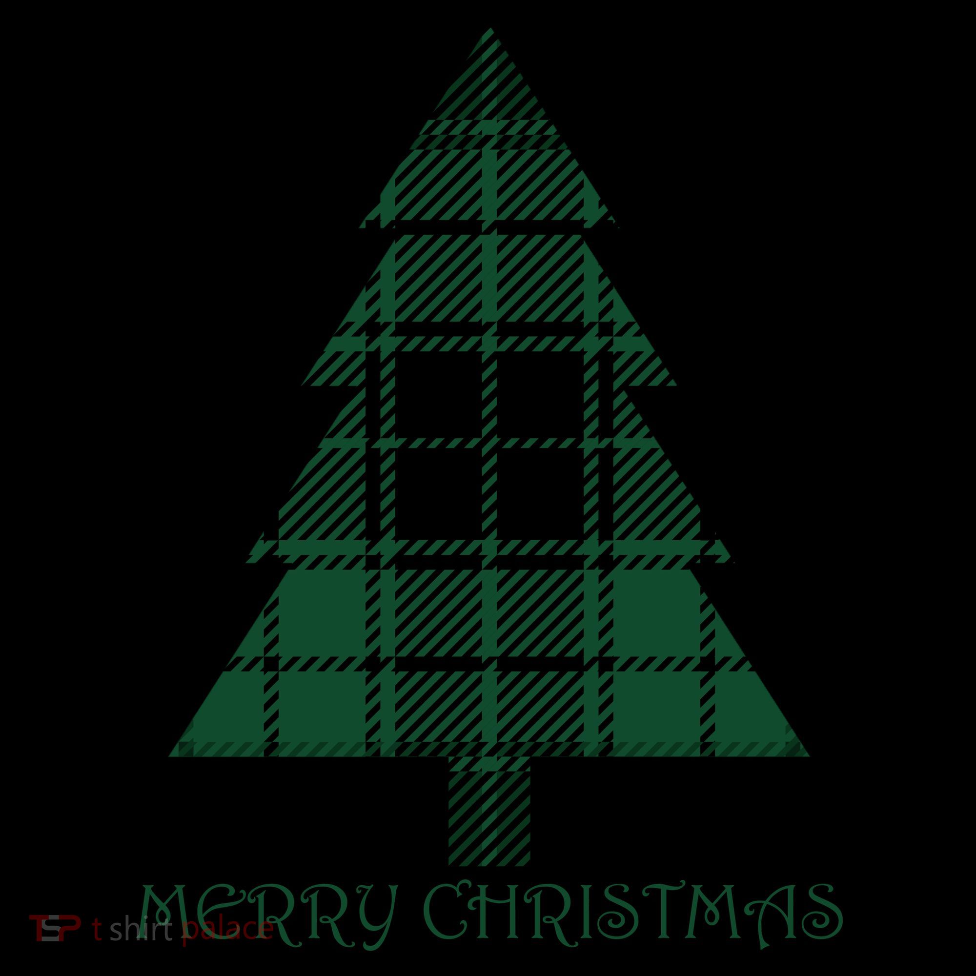 Merry Christmas Plaited Tree Coffee Mug