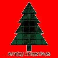 Merry Christmas Plaited Tree Doggie Tank thumb 4