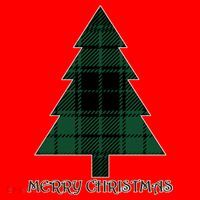 Merry Christmas Plaited Tree Button thumb 1