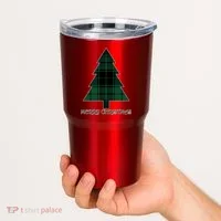 Merry Christmas Plaited Tree Tumbler thumb 2