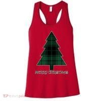 Merry Christmas Plaited Tree Women's Tank Top thumb 0